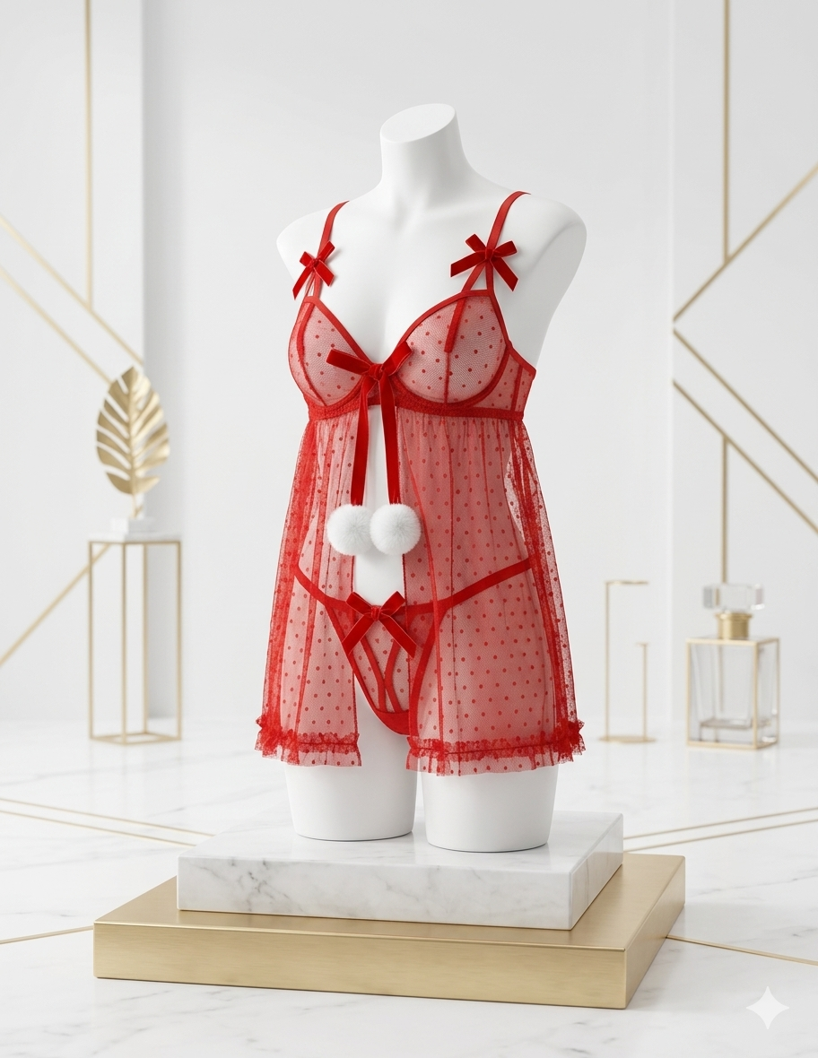 Midnight Lace Elegance Set