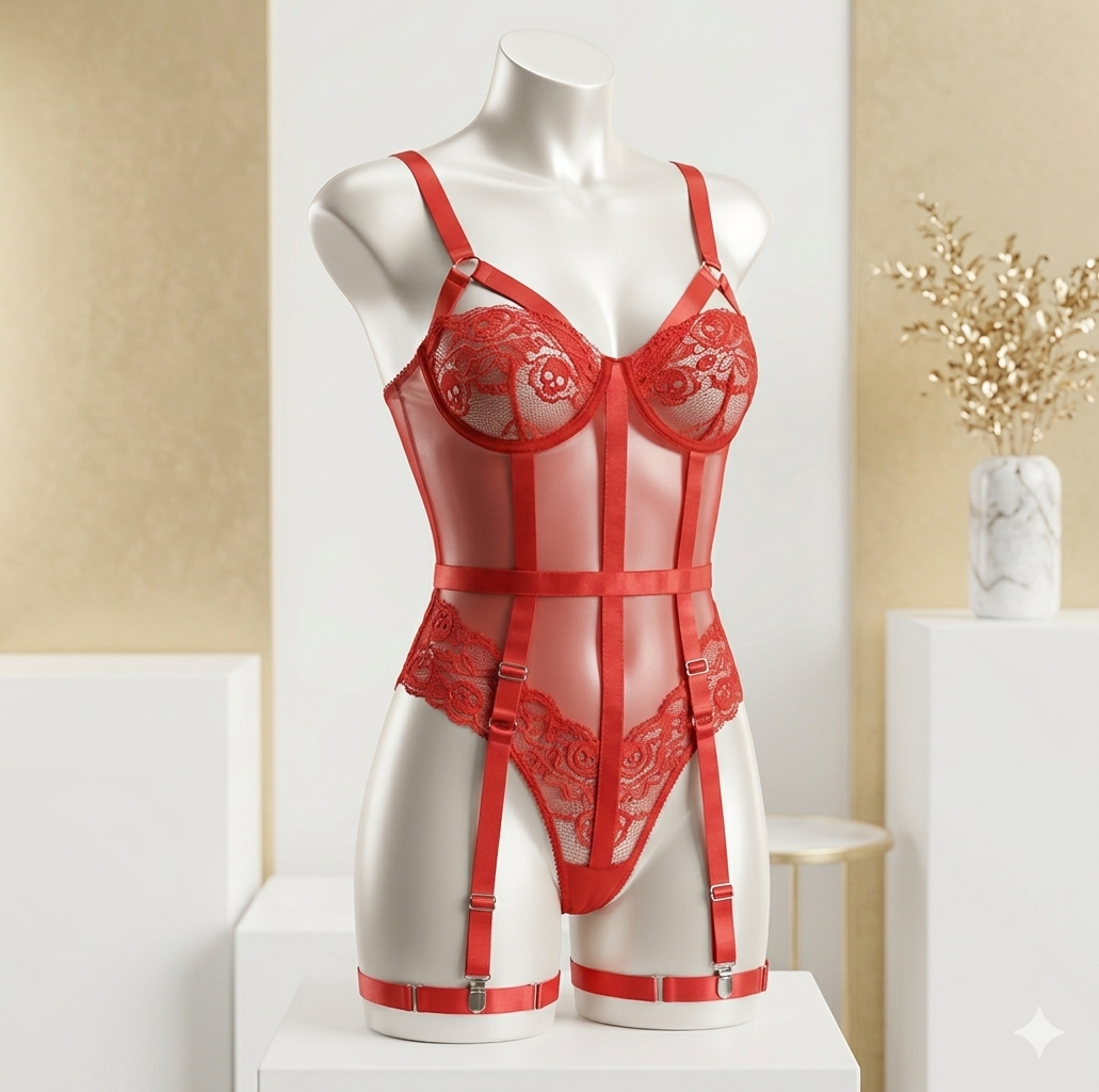 Opulent Lace Seduction Set